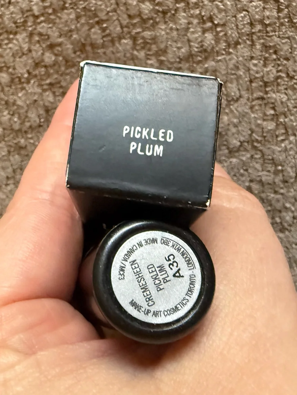 NEW MAC Cosmetics Cremesheen Lipstick Pickled Plum